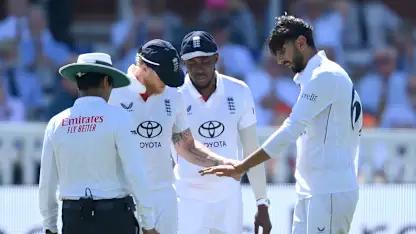 Injury blow forces England bowler off the field at Lord's