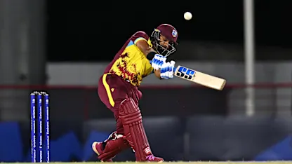 Logo of Pooran dispatches Wood into the stands | T20WC 2024