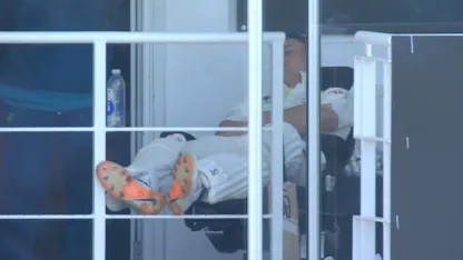 Logo of Sleeping Marnus explains nap that sent cricket world into a spin