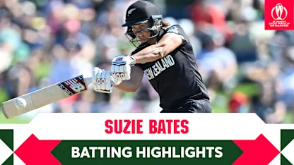 Highlights: Suzie Bates reaches a ton and career milestone