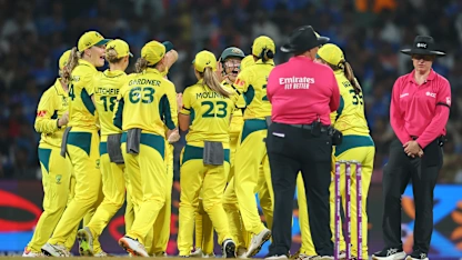 LIVE: Mandhana perishes, India two down in CWC25 semi-final