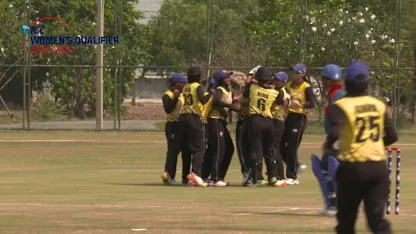 Logo of ICC Women's Asia Qualifier 2019: Thailand v Malaysia – Malaysia captain Wini Duraisangham claims a runs out