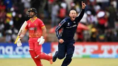 Logo of From agony to ecstasy: An epic montage of Scotland's thrilling triumph over Zimbabwe | CWC23 Qualifier