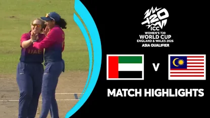 UAE v Malaysia | Match Highlights | ICC Women's T20 World Cup Asia Qualifier, 2025