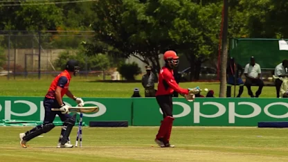 Netherland's Pieter Seelaar bowled Ehsan Khan