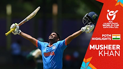 Logo of Musheer Khan POTM Highlights | U19 CWC 2024
