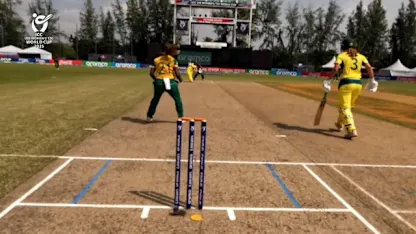 Logo of Amazing footage of umpire's view of excellent catch | U19WC 2025