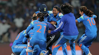 India pull off a famous win to qualify to the final | CWC25
