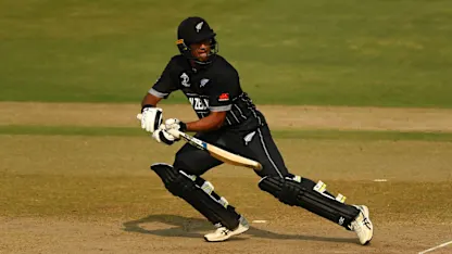 Logo of Rachin Ravindra backs up fine form with fifty for New Zealand | CWC23