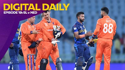 Logo of Sri Lanka open their ICC Men's Cricket World Cup 2023 account | Digital Daily: Episode 19 | CWC23