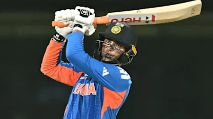 Abhishek Sharma on the attack