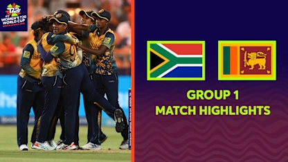 Logo of Sri Lanka stun South Africa in tournament opener | Match Highlights
