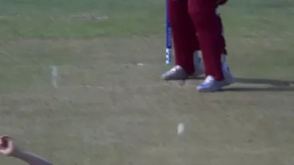 Matthew Fisher took three key wickets for New Zealand U19