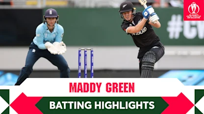 Highlights: Maddy Green fifty helps White Ferns