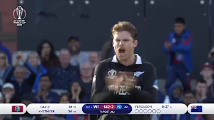 Logo of CWC19: WI v NZ - Ferguson's 3/59