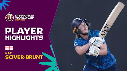 Sciver-Brunt leads from the front with a magnificent ton | Player Highlights | CWC25