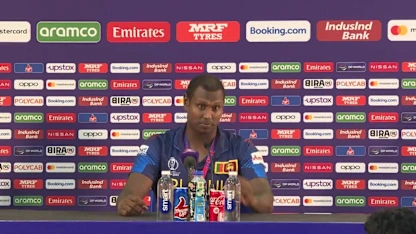Logo of Angelo Mathews reacts amidst debate over ‘timed out’ dismissal | CWC23