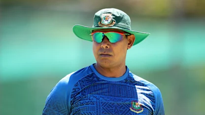 Bangladesh at the nets under the eye of head coach Hashan Tillakaratne | Women's T20WC 2023