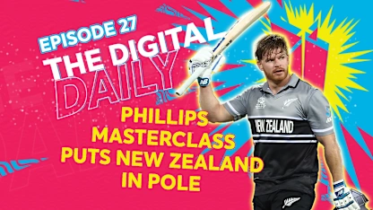 Logo of Phillips smashes ton as New Zealand crush Sri Lanka | Digital Daily: Episode 27 | T20WC 2022