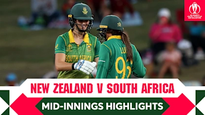 M16 Mid-Innings Highlights: New Zealand v South Africa