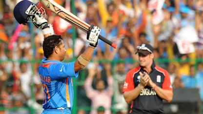 Logo of CWC11: Sachin Tendulkar's 120 v England