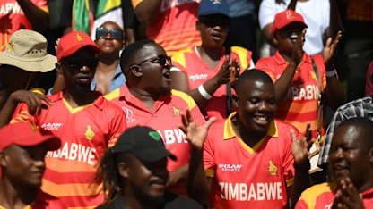 Logo of Fervent home fans inspiring Zimbabwe at the CWC23 Qualifier