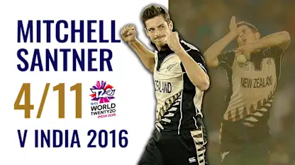 Logo of Santner's stunning T20 World Cup debut