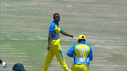 Logo of Henriette Ishimwe claims four wickets in four balls | U19 Women's T20WC