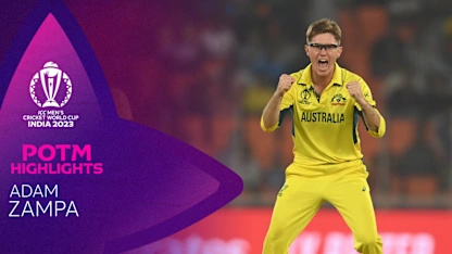 Logo of Inspired Zampa steers Australia to victory | POTM Highlights | CWC23