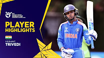 Vedant Trivedi's gritty maiden fifty | Player Highlights | U19 CWC 2026