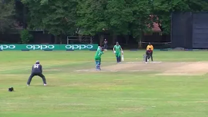 Logo of Paul Stirling's magnificent 126 leads Ireland to 313