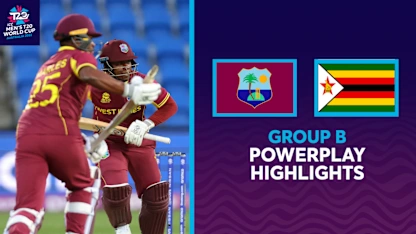 Powerplay Highlights | West Indies v Zimbabwe | T20WC 2022