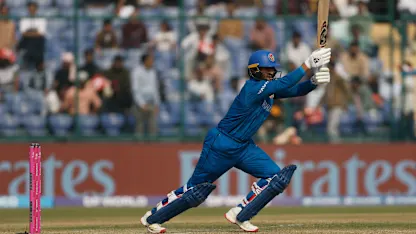 Hammered just over the fielder's head by Omarzai | T20WC 2026