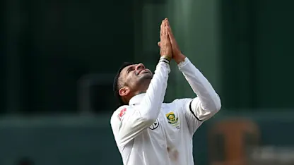 Keshav Maharaj jumped five places to the 18th spot in the bowlers' rankings