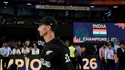 New Zealand receive their runners-up medal | Final | T20WC 2026