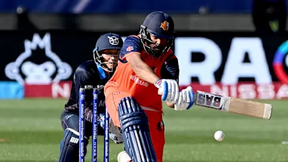Logo of Back-to-back sixes from Vikram Singh has Netherlands flying | T20WC 2022