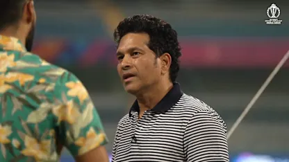 Logo of Tendulkar inspires Ibrahim with his words of wisdom | CWC23