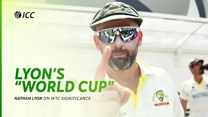 Logo of "For me, that's the World Cup": Nathan Lyon on WTC glory