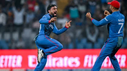 Logo of Alikhil takes a stunner behind the stumps | CWC23