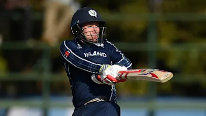 Logo of Matthew Cross shines with fifty in Scotland win | CWC23 Qualifier