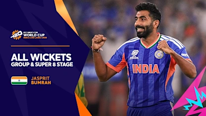 Every Jasprit Bumrah wicket from the Group and Super 8 stages | T20WC 2026