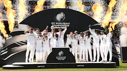 Logo of History made at Lord's as South Africa triumph in WTC25 Final
