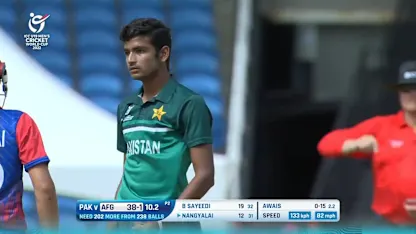 Awais Ali stars with the ball | PAK v AFG | ICC U19 Men’s CWC 2022