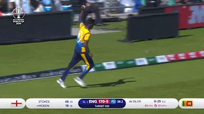 Logo of CWC19: ENG v SL - Moeen caught on the boundary