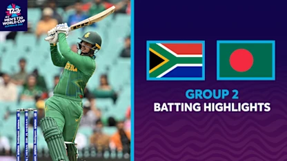 Logo of In-form Quinton de Kock cruises to a skilful half-century | Batting Highlights | T20WC 2022