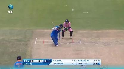 Logo of Nissan POTD: Yashasvi Jaiswal clobbers a six down the ground
