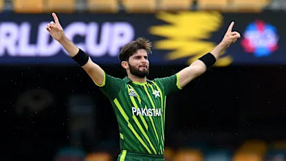Shaheen Afridi with a yorker to dismiss Rahmanullah Gurbaz first ball | T20WC 2022