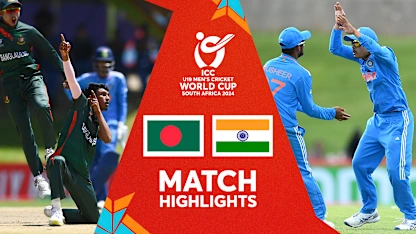 Logo of Bangladesh v India | Match Highlights | U19 CWC 2024