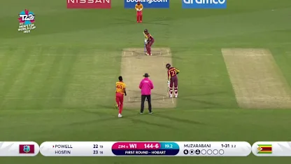 Six - Rovman Powell - West-Indies v Zimbabwe ICC T20WC 2022