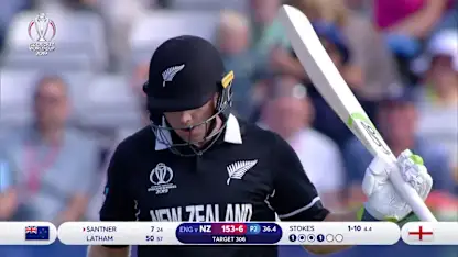 Logo of CWC19: ENG v NZ - Highlights from Tom Latham's 57